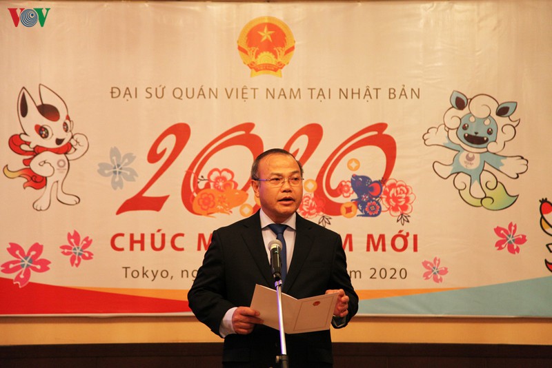 Đại sứ Vũ Hồng Nam chúc cộng đồng người Việt Nam tại Nhật Bản ngày càng mở rộng, phồn thịnh.